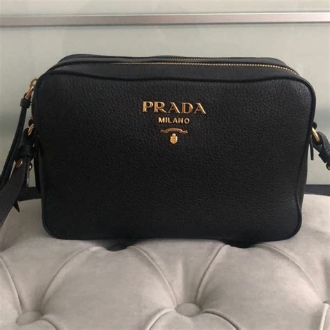 double zip leather crossbody bag prada|Prada bandoliera leather crossbody bag.